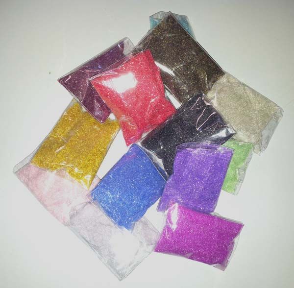 Kit Com 12 Cores Pó Flocagem P/ Unha Pelúcia Aveludada